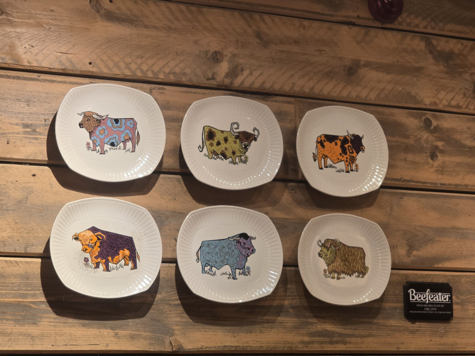 Highland Cow themed Items at my Local Beefeater in Llantrisant.There was other cow exhibits but did not manage to see or photo them all.This is at my local Beefeater in Llantrisant next to the Royal Glamorgan Hospital.Im unsure if all Beefeaters have this highland cow theme but I love highland cows so loved seeing these.Shall take the rest of the items if I can when next in there having a meal